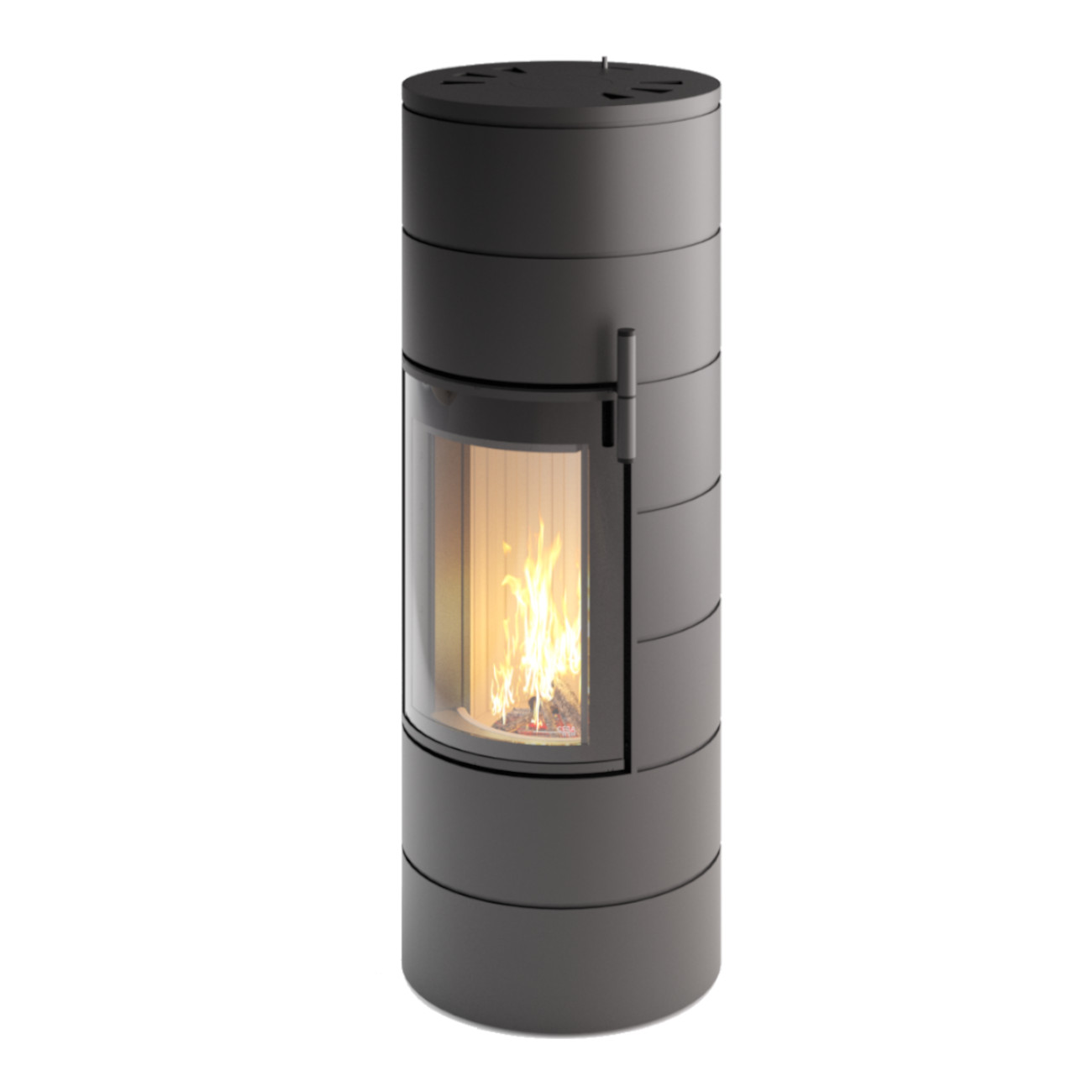 Titan Midi Schwarz Kaminofen 6KW RLU Titan Midi Schwarz Kaminofen 6KW RLU