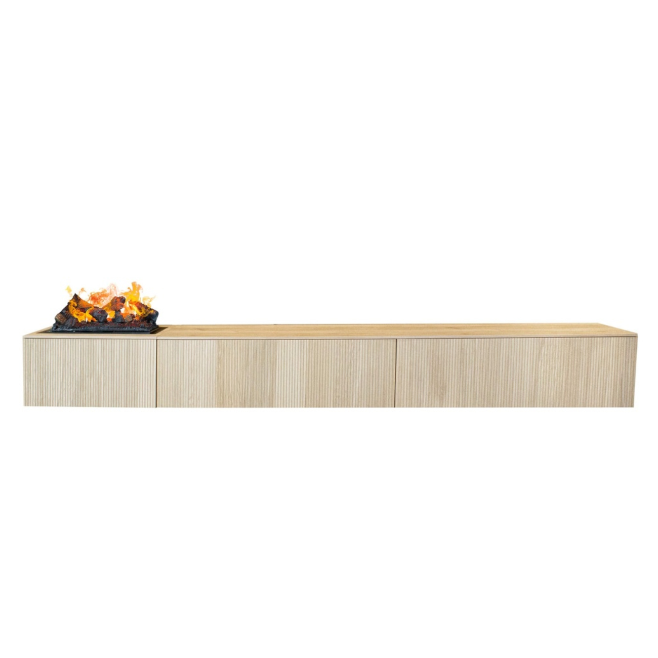 Jörne Long Kamin-Sideboard mit Opti-Myst Wasserdampf Kamin