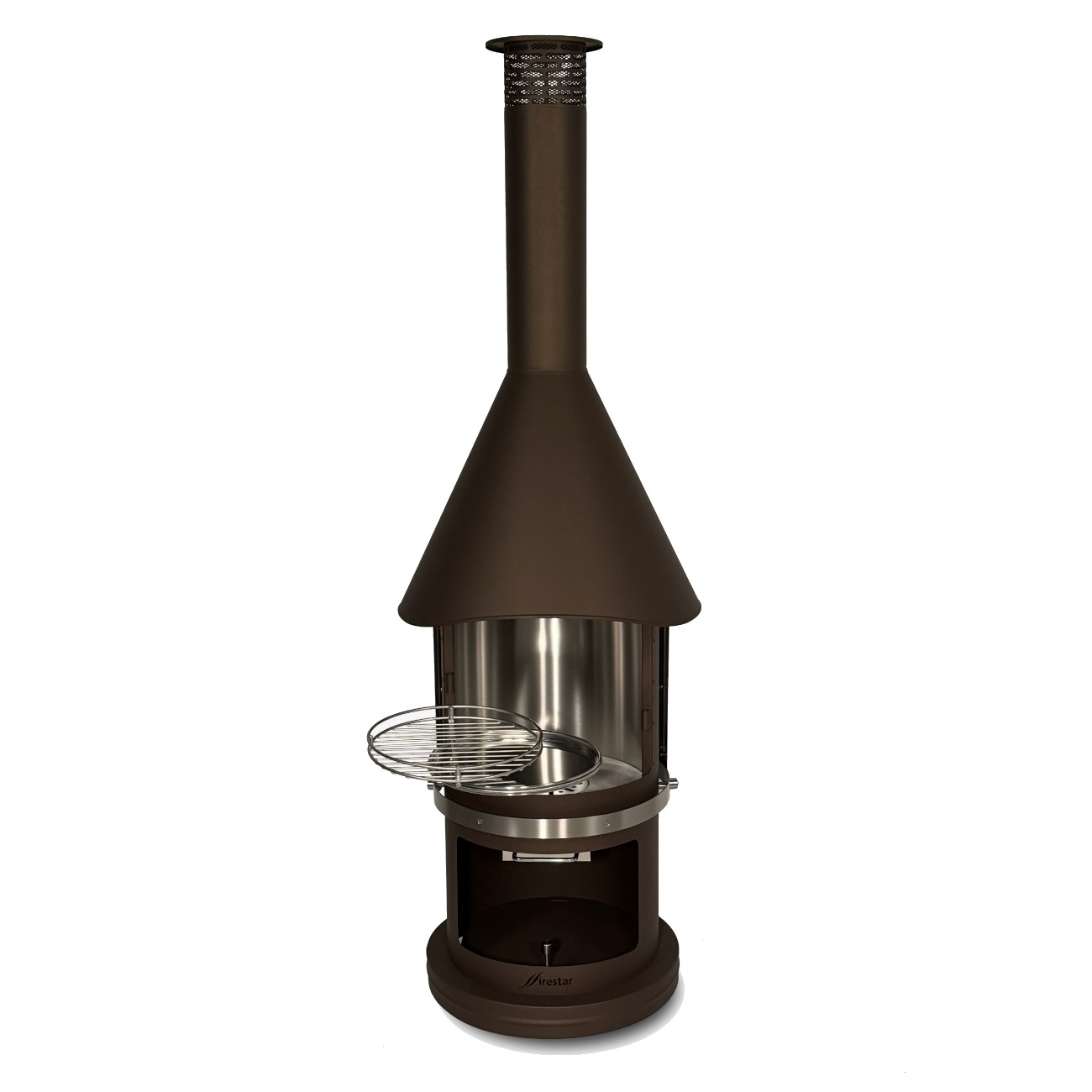 Firestar DN550 Mesh Braun Gartenkamin Grill Holzkohlegrill Firestar DN550 Mesh Braun Gartenkamin Grill Holzkohlegrill