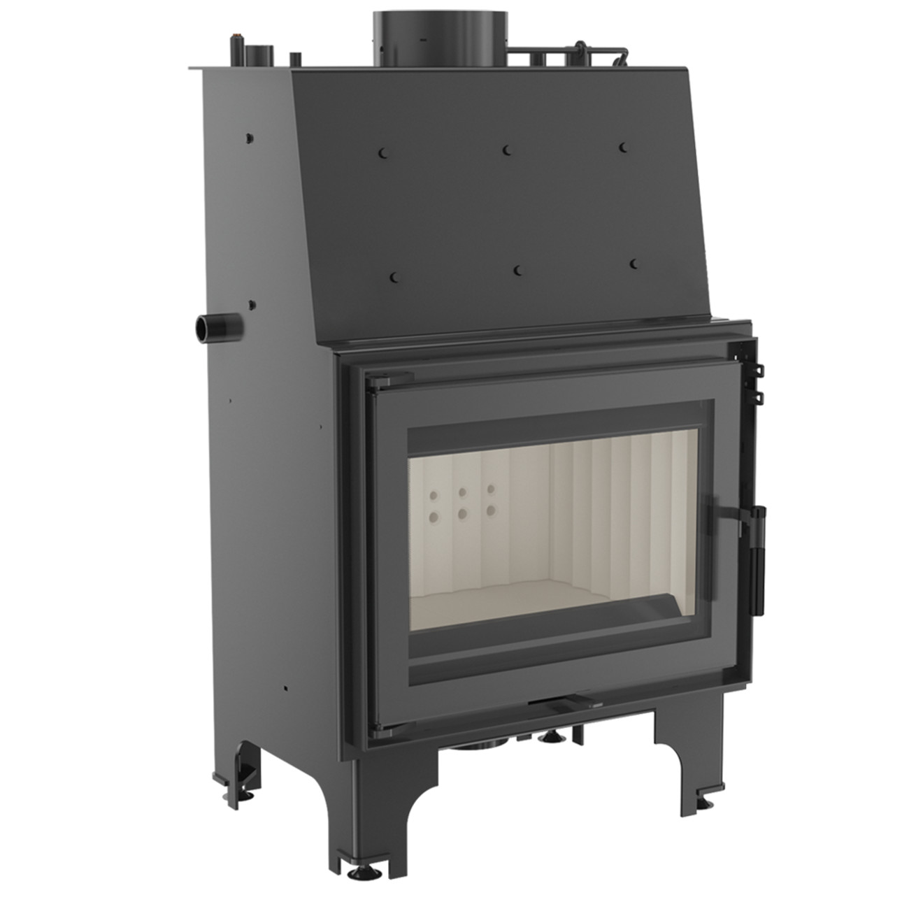 aquario_z_10_seite Aquario Z10 Wasserführender-Kamineinsatz 10kW