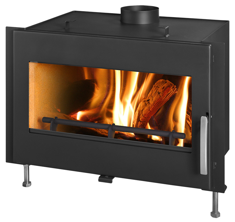 LANDSCAPE-bez-ramu Landscape Warmluft-Kamineinsatz 11kW Externer Luftzufuhr