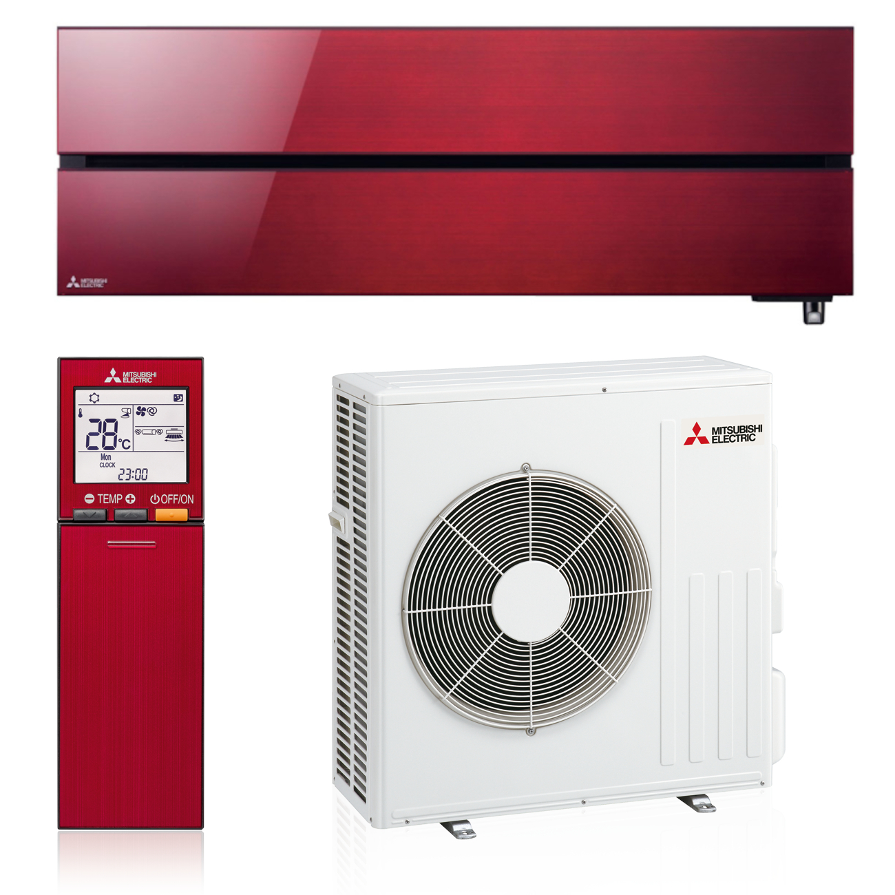 mitsubishi_electric_klimaanlage_diamond_ruby_red_ln60 Diamond Ruby Red 6 kW Klimaanlage Mitsubishi Electric