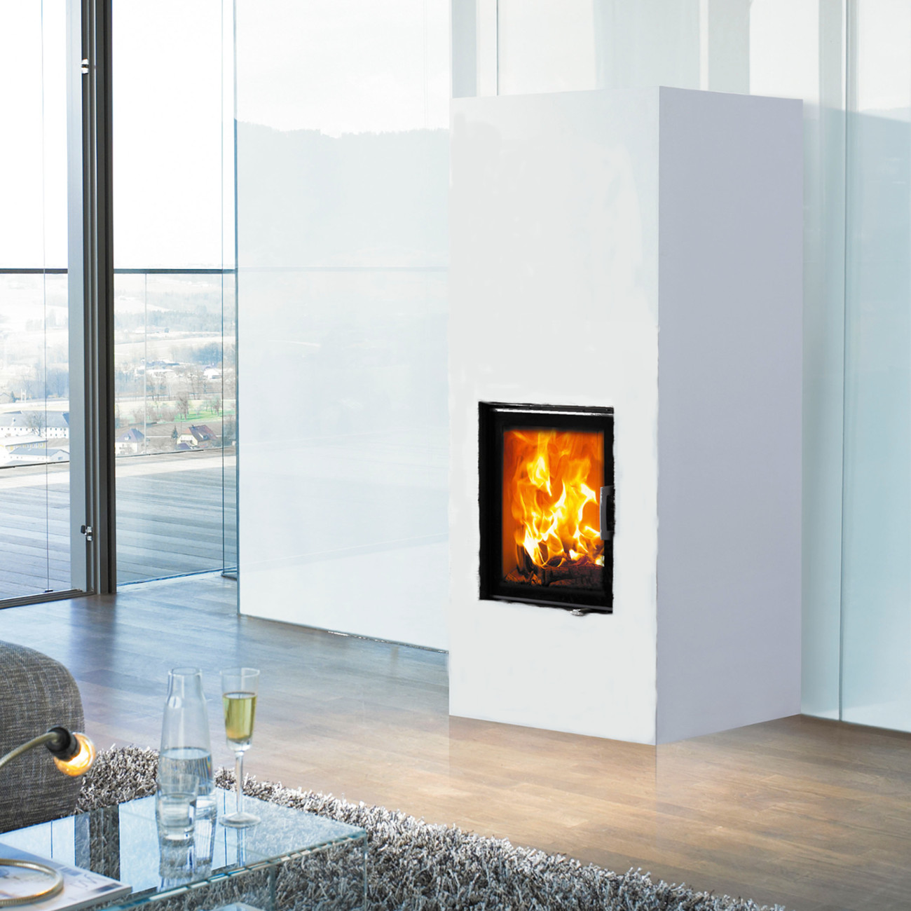 kera-xtra-basis Kera Xtra Designer Kaminbausatz 6kW Wärmespeicherung