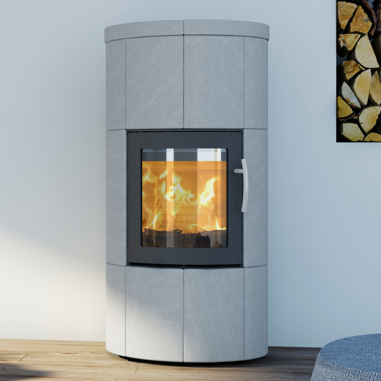 m1-speckstein-tit M1 Speckstein Wärmespeicher-Kaminofen 6kW