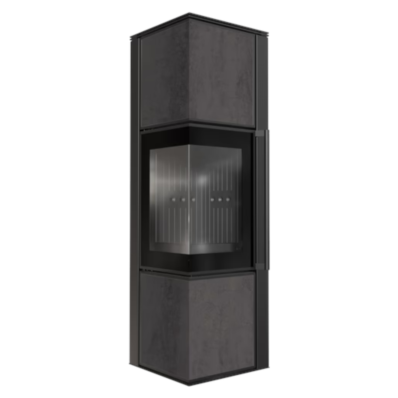 Tora M Black Edition Savoia Antracite Eck-Kaminofen 8kW