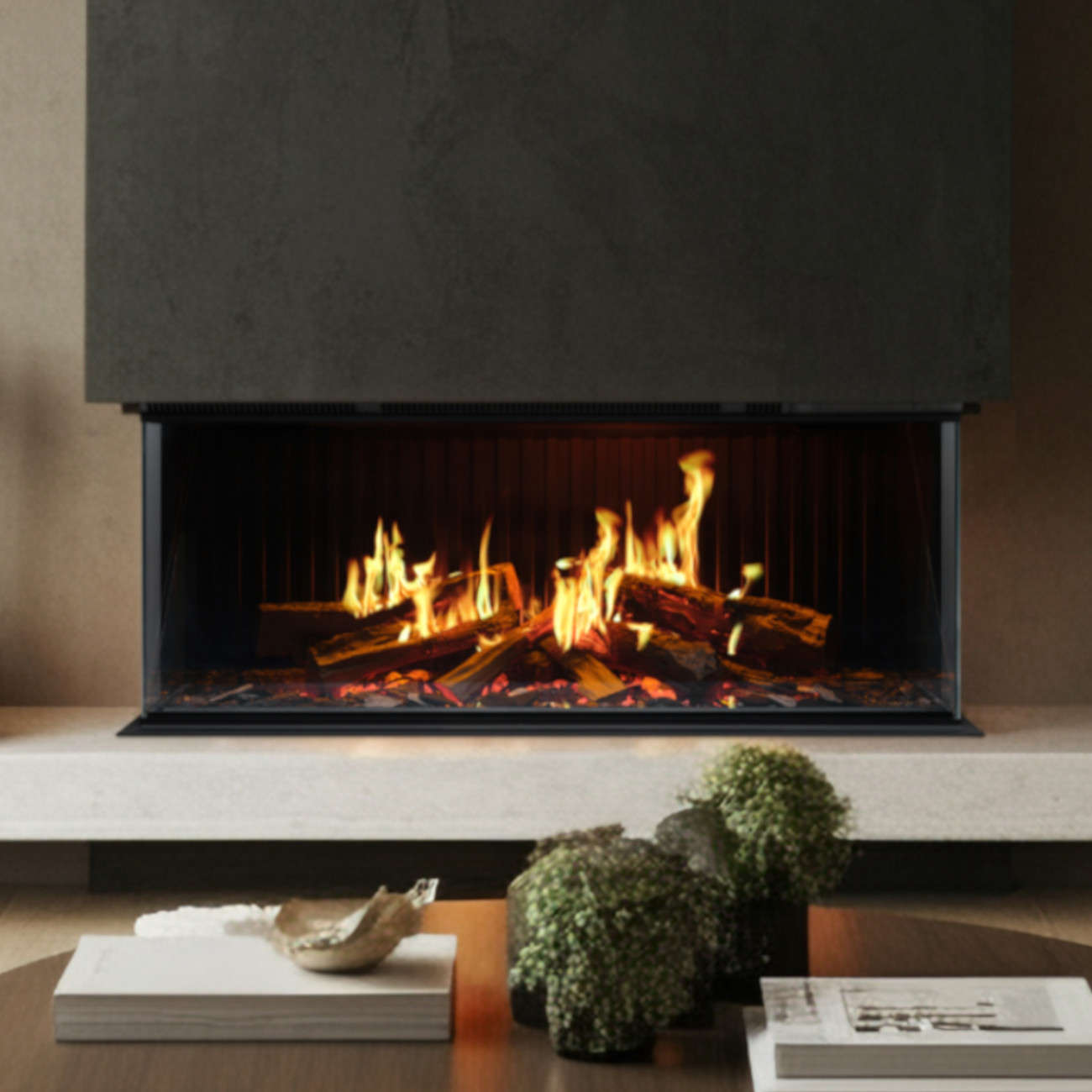 Trimline iX10 Solus Hologramm 4in1 Elektrokamin Trimline iX10 Solus Hologramm 4in1 Elektrokamin