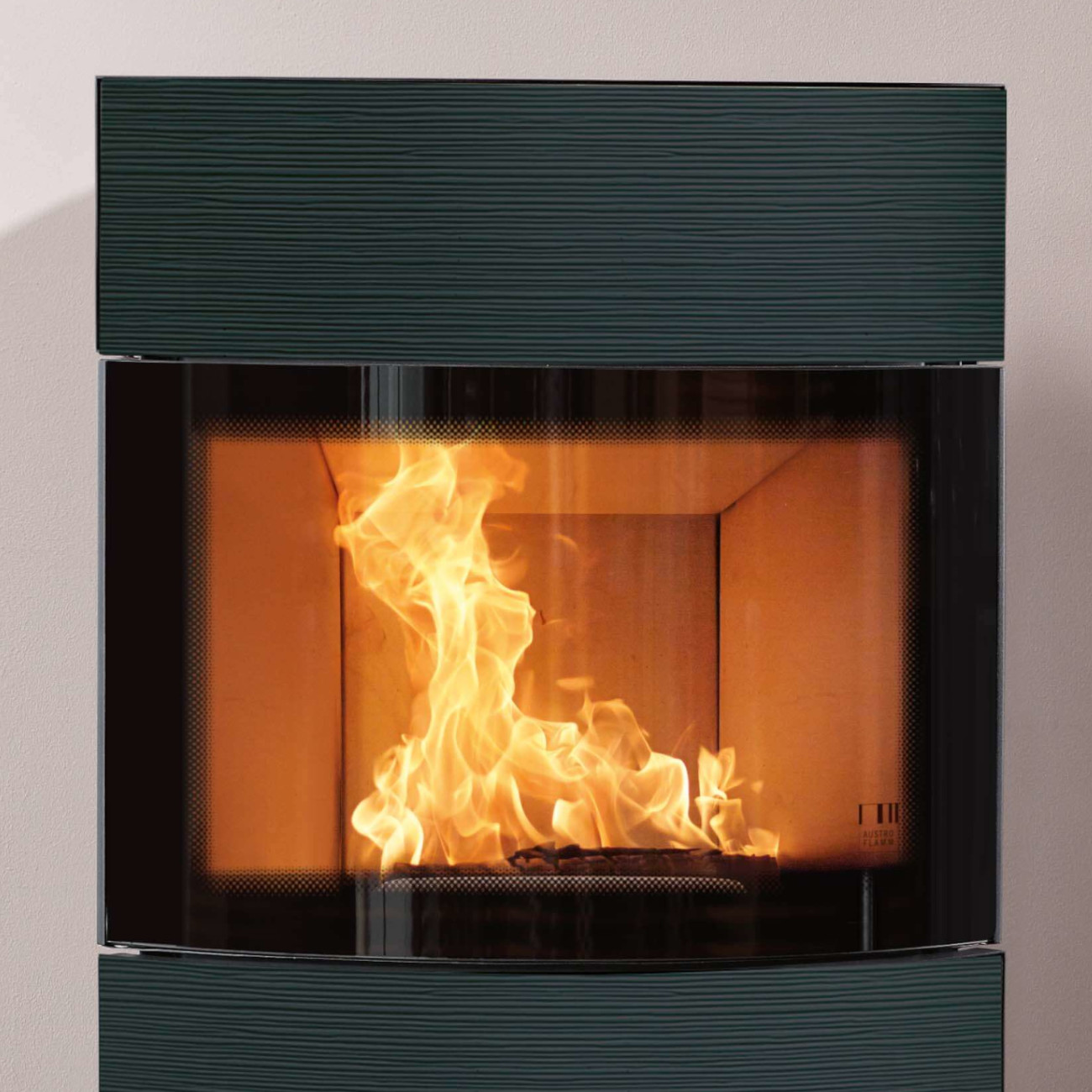 Fynn Xtra 2.0 Rille Schwarz Matt Keramik Speicherofen 6kW RLU