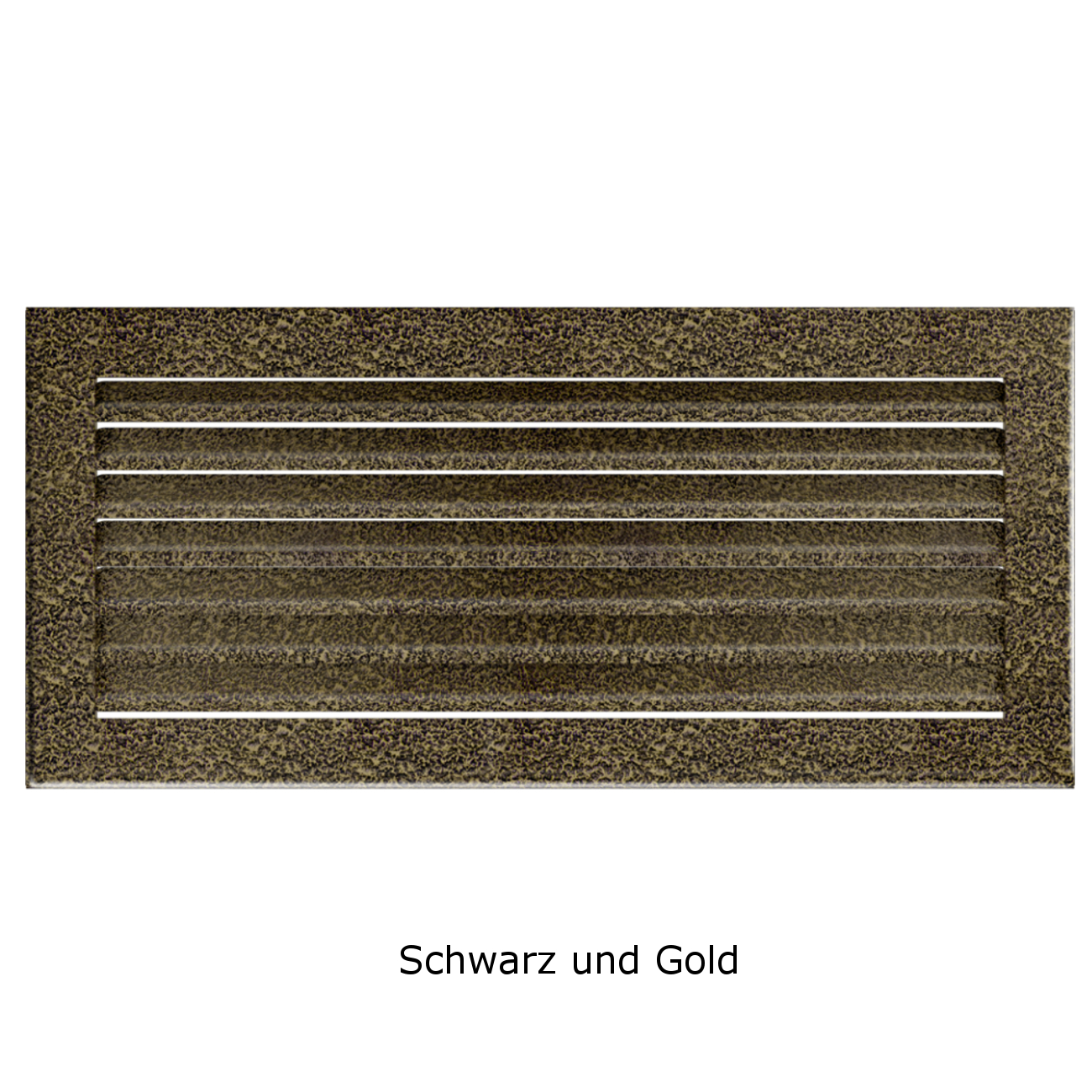 Lüftungsgitter FRESH Schwarz Gold in verschiedenen Größen Lüftungsgitter FRESH Schwarz Gold in verschiedenen Größen