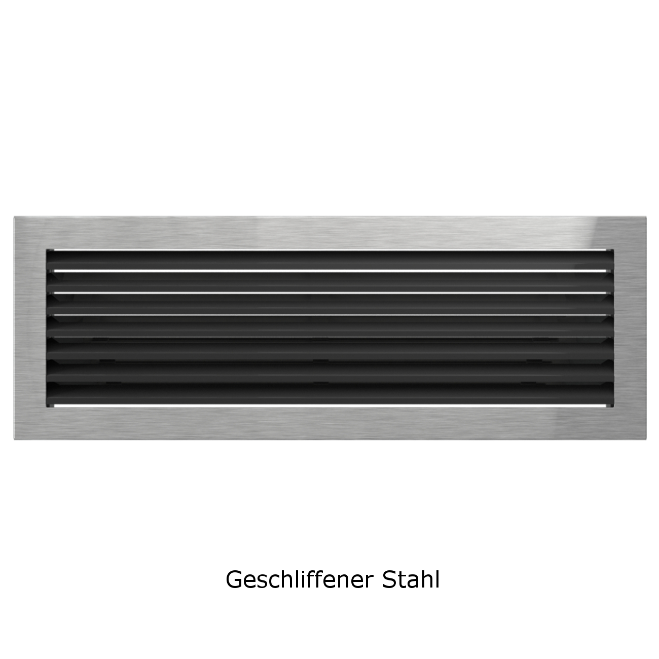 Lüftungsgitter FRESH geschliffener Stahl in verschiedenen Größen Lüftungsgitter FRESH geschliffener Stahl in verschiedenen Größen