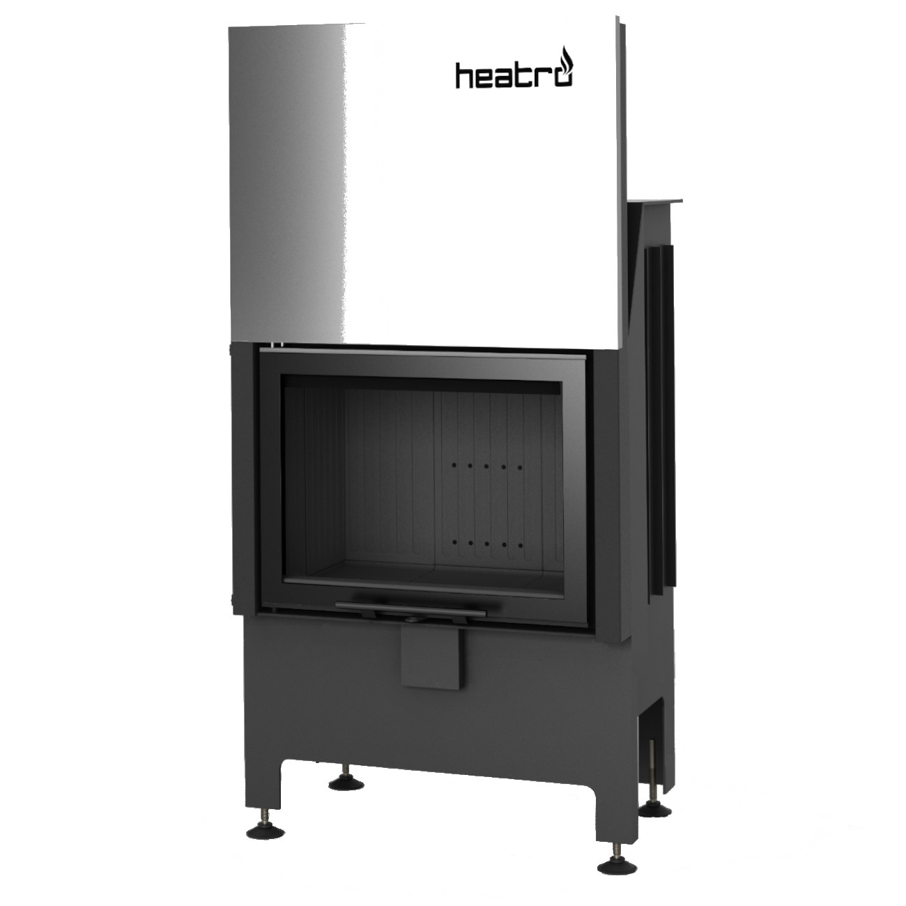 Heatro 55H Black Kamineinsatz mit Hebetür 9kW