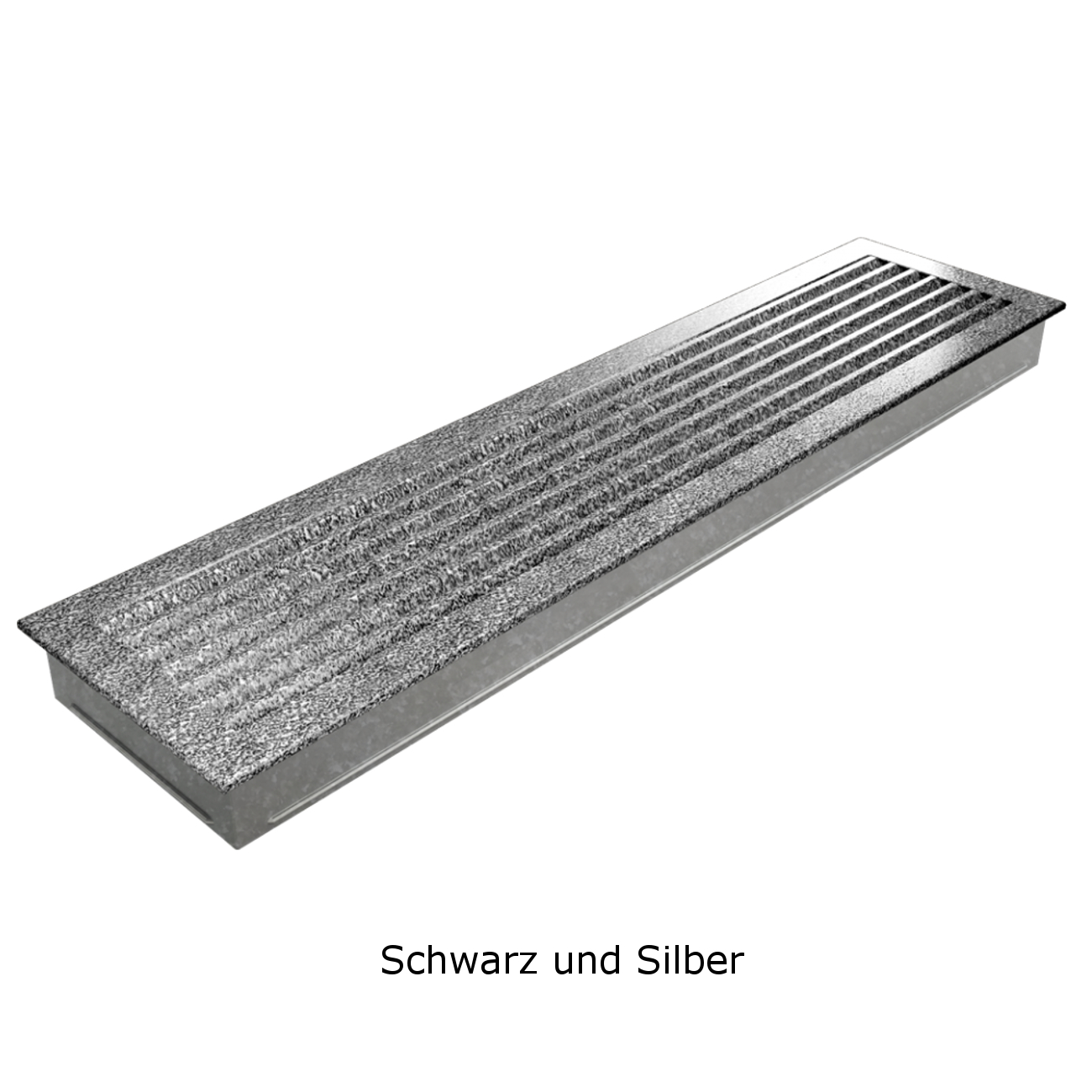 Lüftungsgitter FRESH Schwarz Silber in verschiedenen Größen