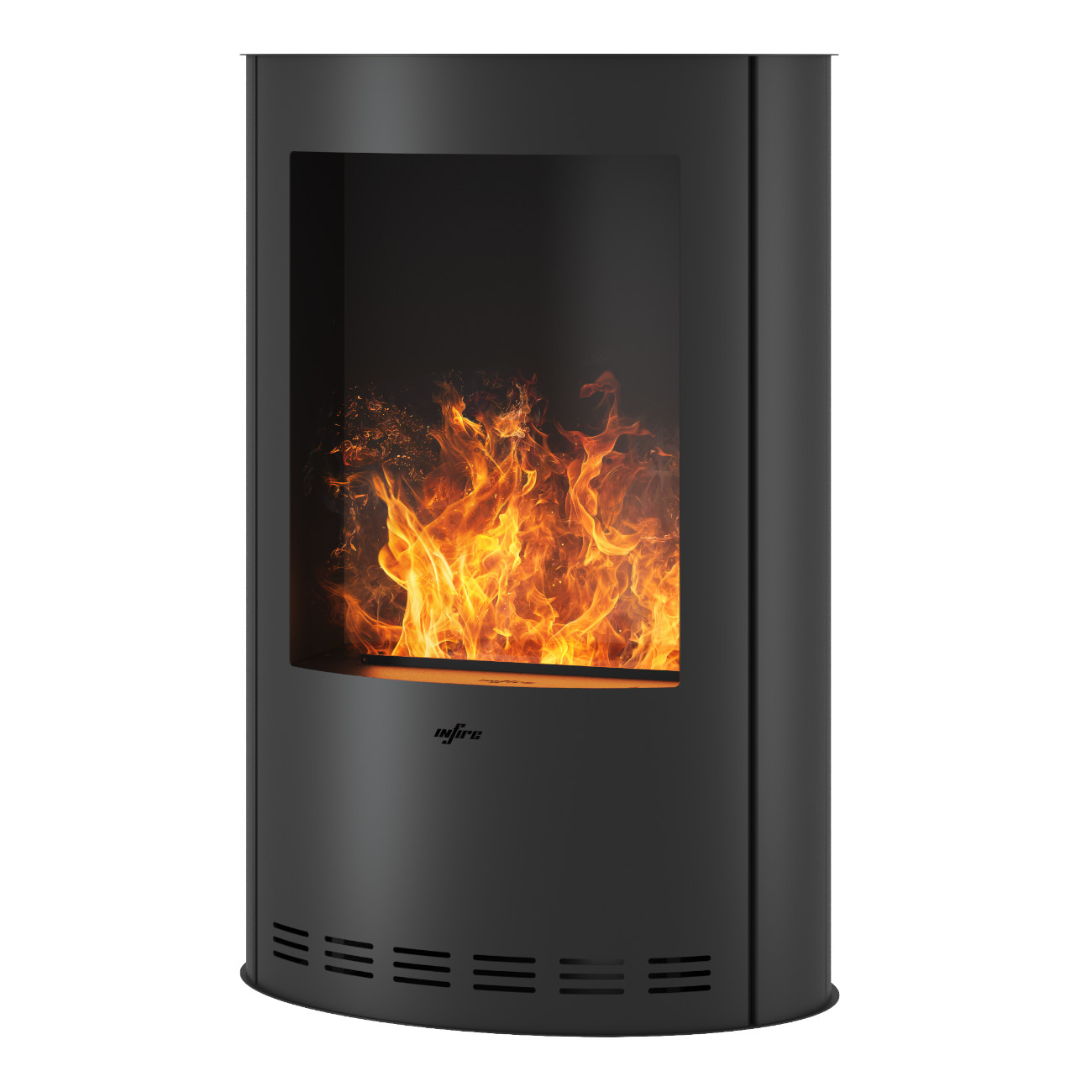 Invapo Incoza Oval Schwarz Optimyst® Wasserdampf