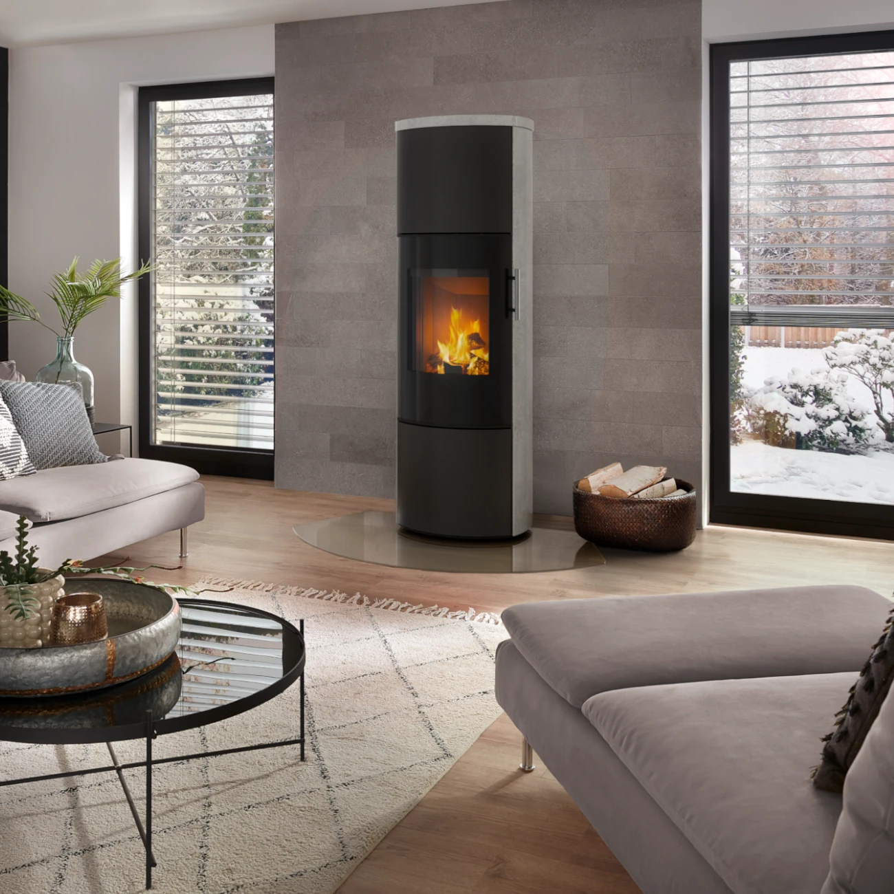 Ursa Glastür Serpentino Kaminofen 6kW Ursa Glastür Serpentino Kaminofen 6kW