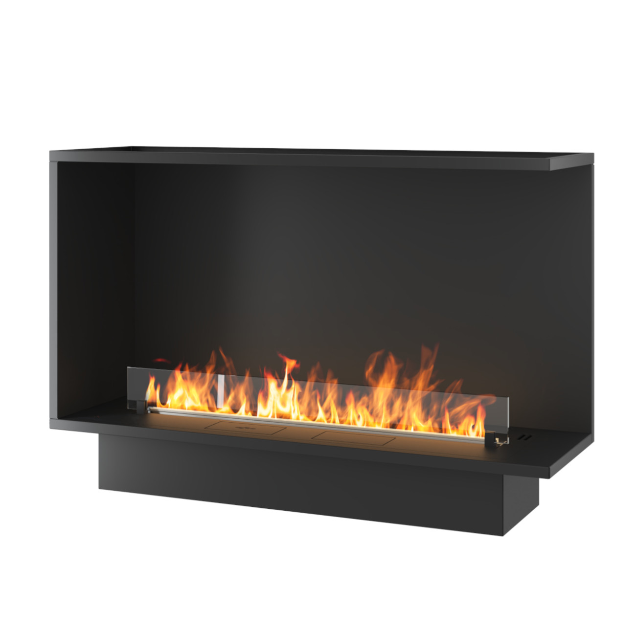 CORNER R1200 ETRONIC PREMIUM Eck-Kaminkassette Rechts Automatischer Ethanolbrenner CORNER R1200 ETRONIC PREMIUM Eck-Kaminkassette Rechts Automatischer Ethanolbrenner