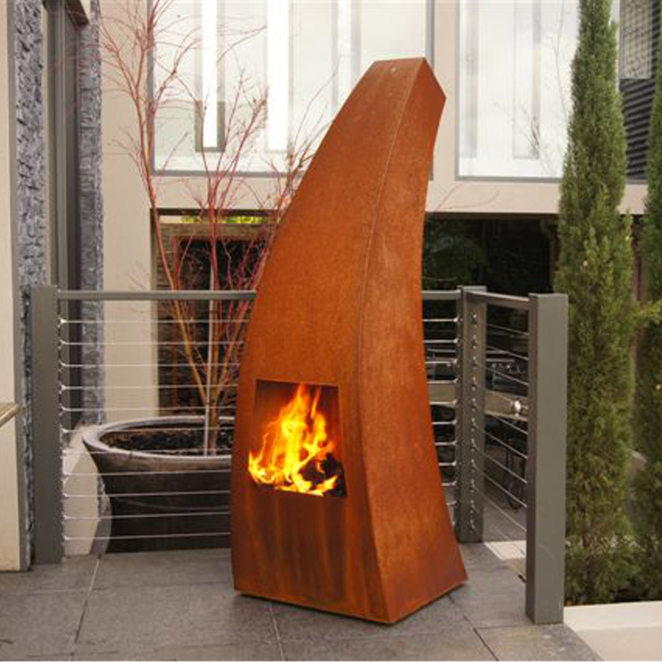 maca-corten-tit Outdoor/Garten Kamin Maca Corten