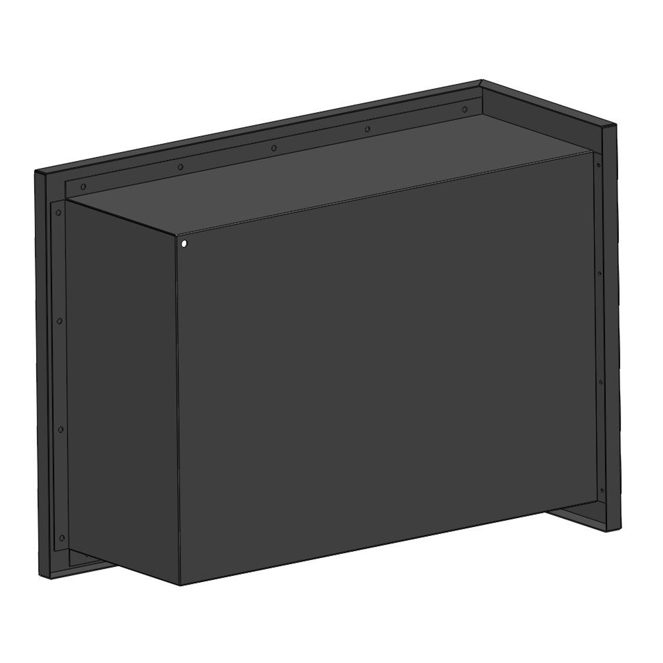 CORNER L600 Ethanolkamin Einbaukassette Ecke Links