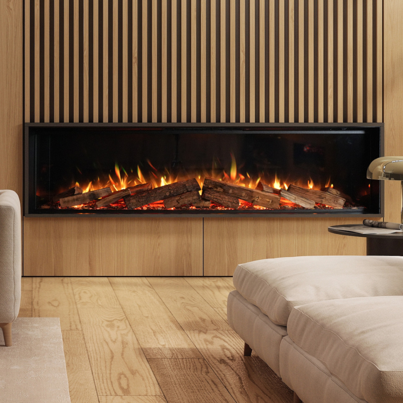 Elite 180E Supreme Elektrokamin 4in1 Einbaukassette mit Heizleistung