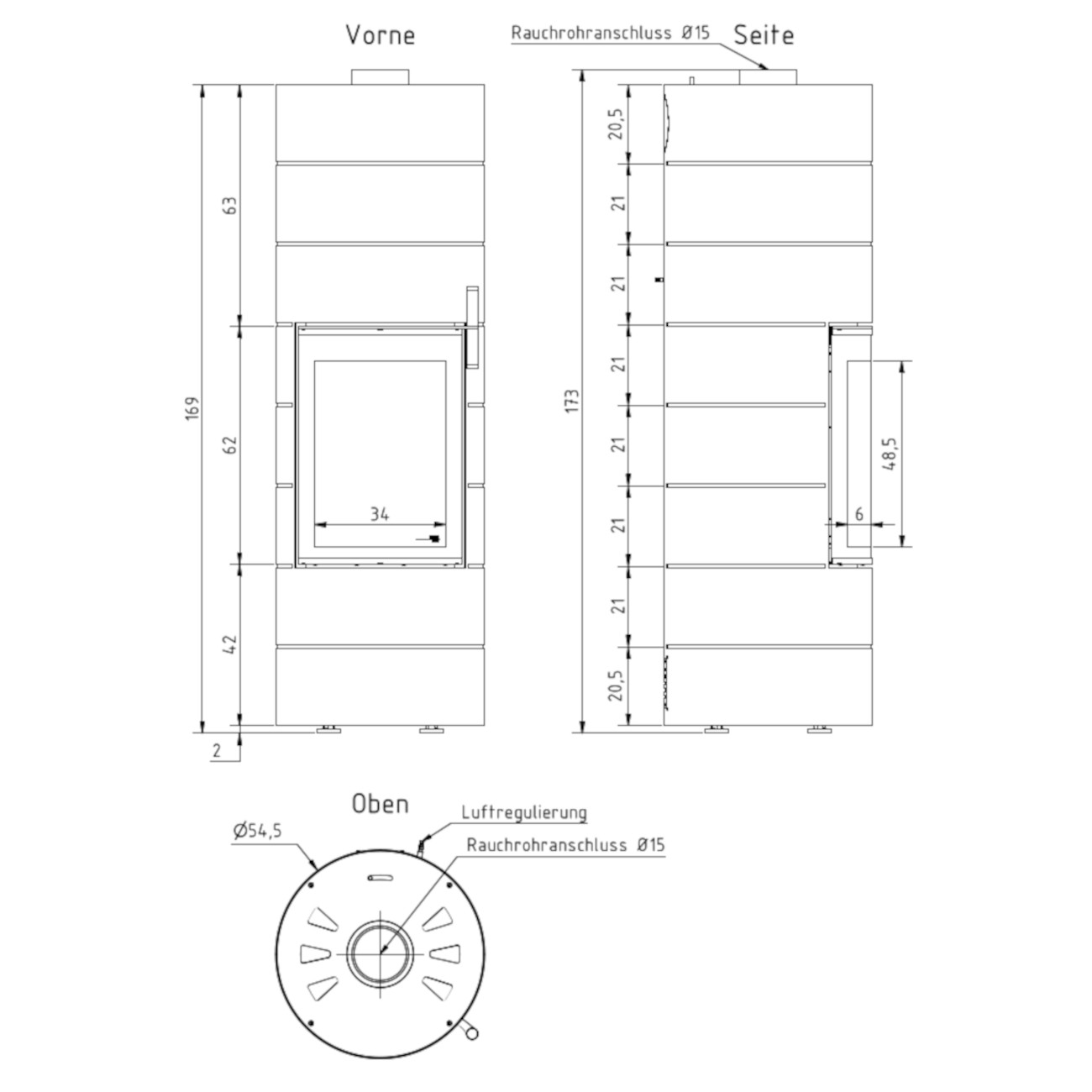 Titan Mocca Speicherkaminofen 7KW Titan Mocca Speicherkaminofen 7KW