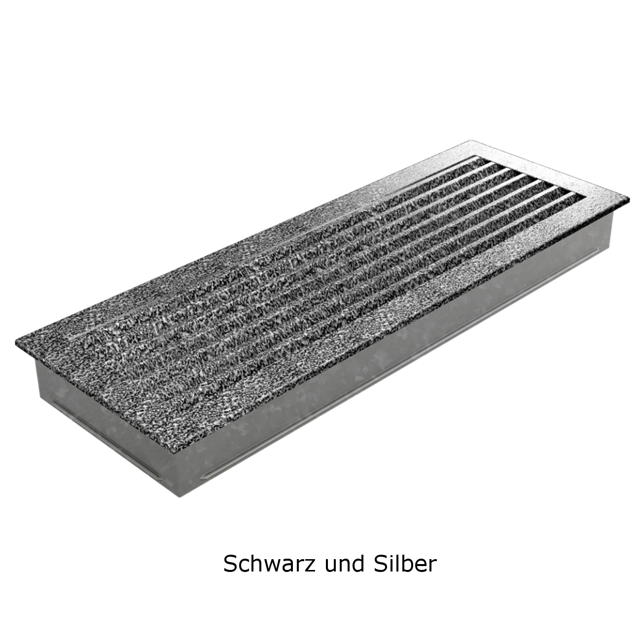 Lüftungsgitter FRESH Schwarz Silber in verschiedenen Größen