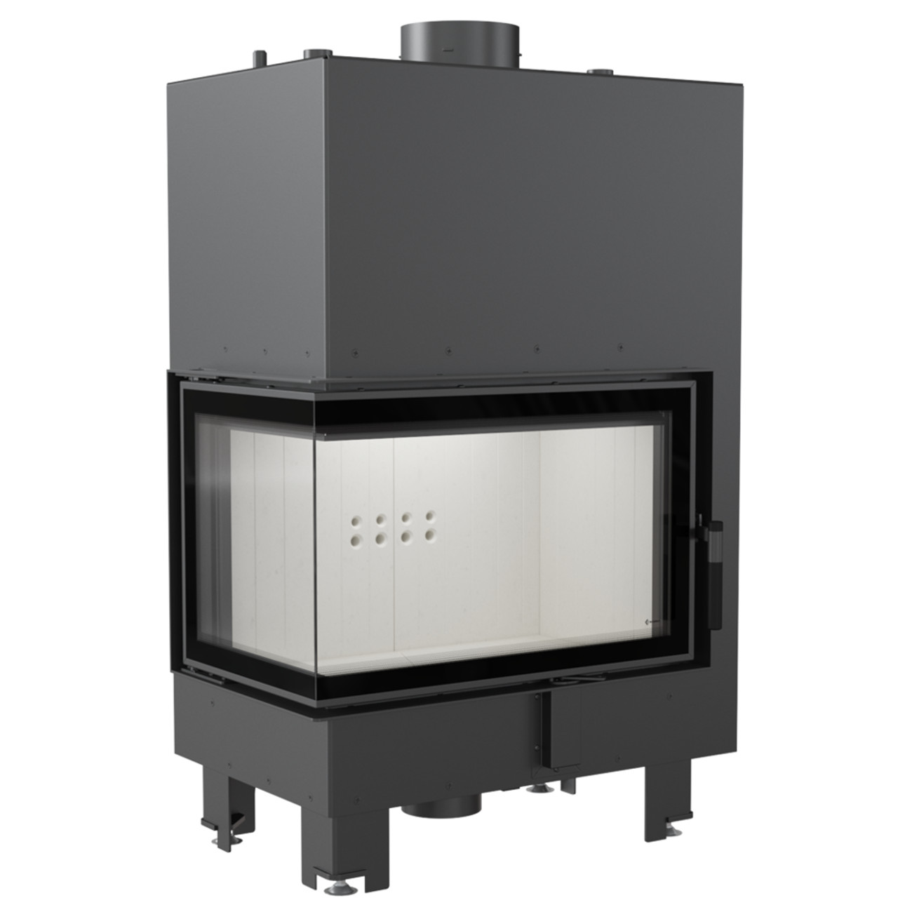 mbm-pw-13-l-bs-w-tit MBM10 Wassergeführter Linksverglaster Kamineinsatz 12kW