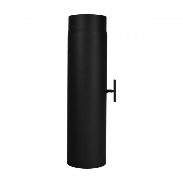 v50d Verlängerungsrohr Länge 500 mm mit eingebauter Drosselklappe 200 mm Ø