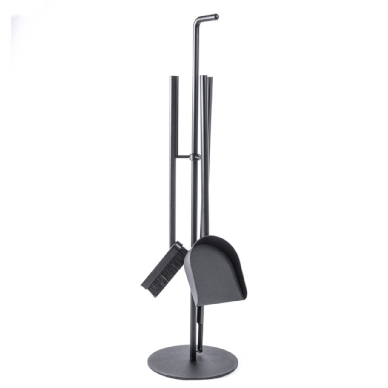 Kaminbesteck_UU_Round_90-182_tit_web5 Termatech Kaminbesteck UU Round Schwarz - 4 teilig