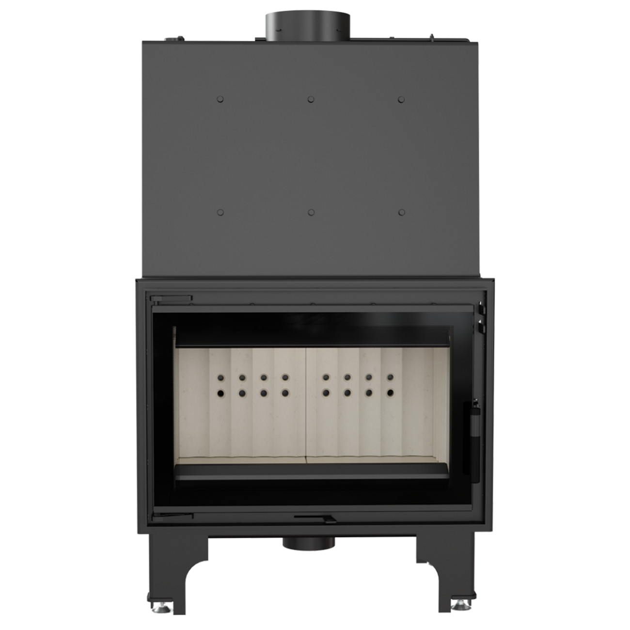 aquario-o-16-dg-front Aquario O16 Wasserführender Kamineinsatz 16kW Doppelverglast
