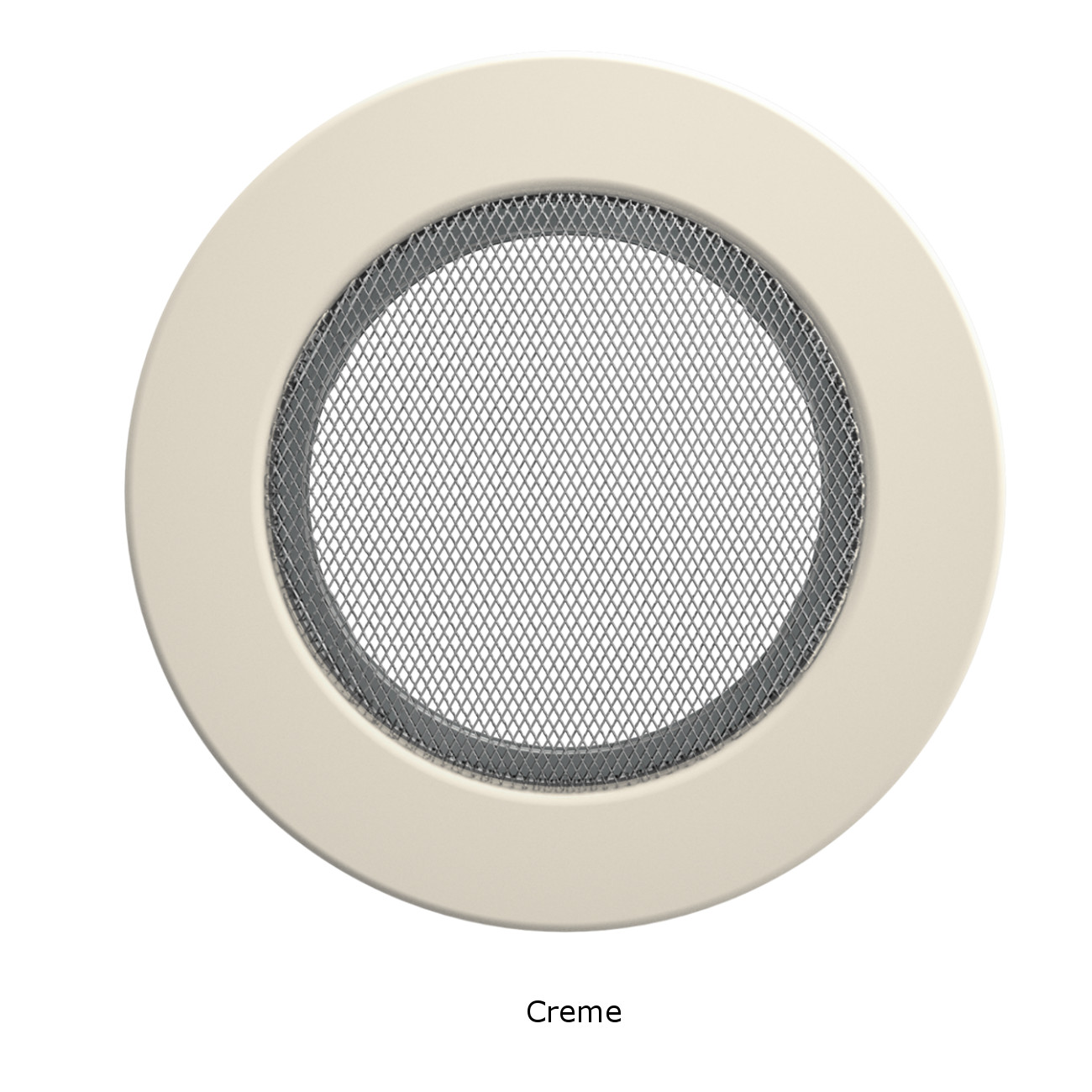 rundes-gitter-kratki-creme1 Lüftungsgitter Rund 150 mm Durchmesser in 7 Farben