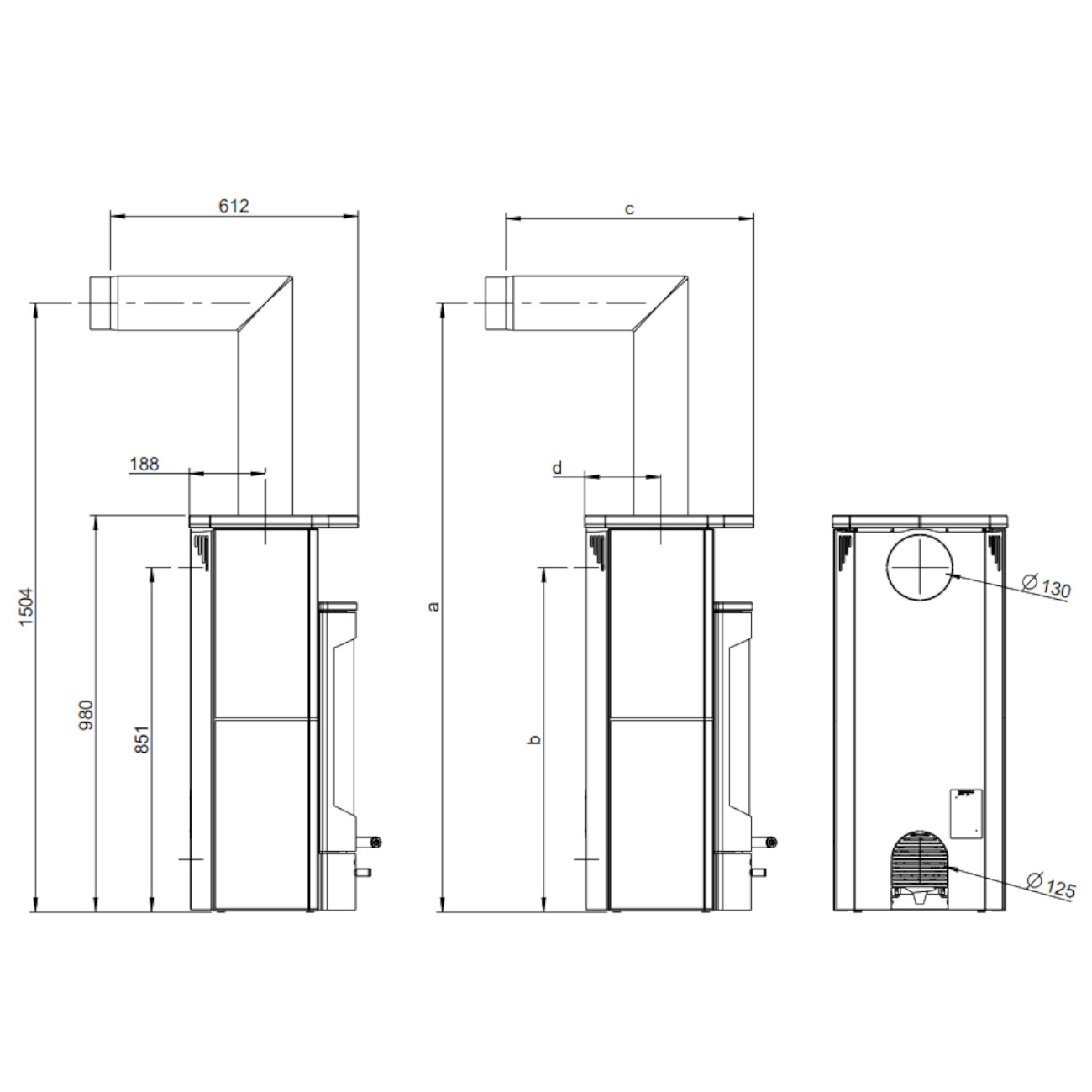 Flok 2.0 Speckstein Kaminofen 4kW RLU Flok 2.0 Speckstein Kaminofen 4kW RLU
