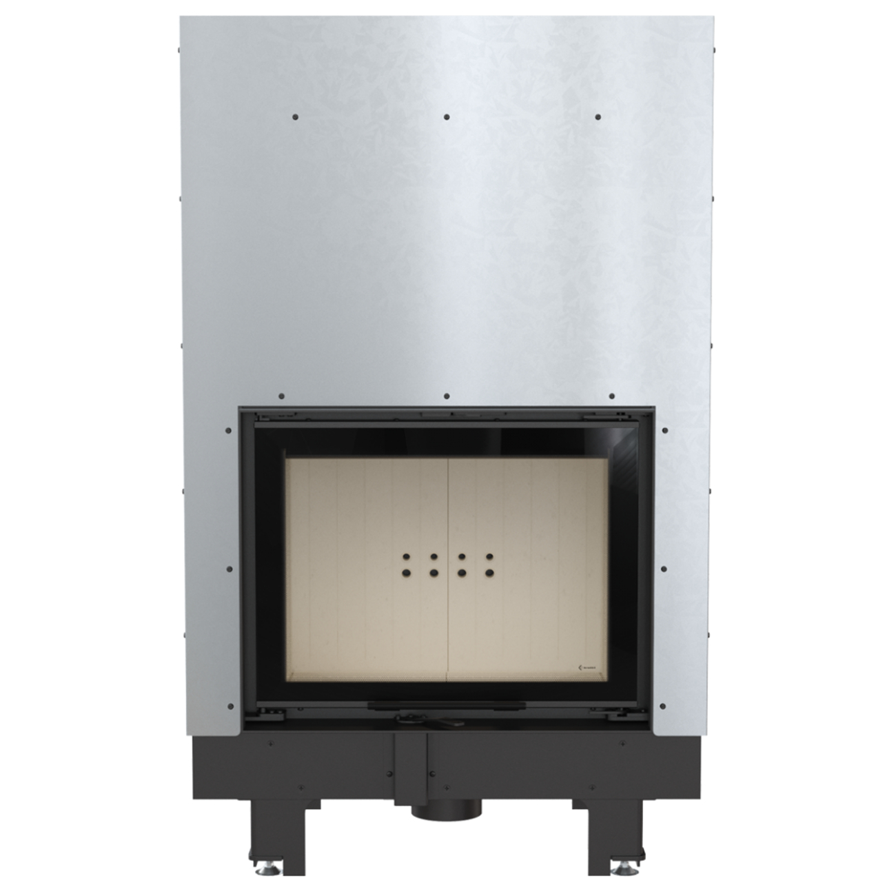 mbm-10-wasser-hebet-r-vorne MBM10 Wassergeführter Kamineinsatz 12kW und Hebetür