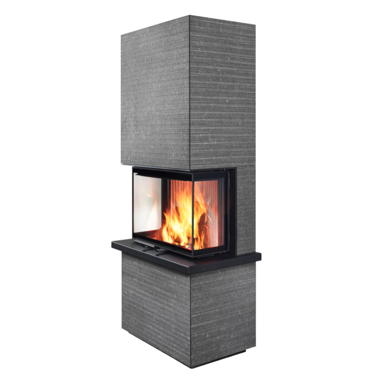 Osorno S Panorama Gabbro Nero Ferrera Kaminofen 6kW Osorno S Panorama Gabbro Nero Ferrera Kaminofen 6kW