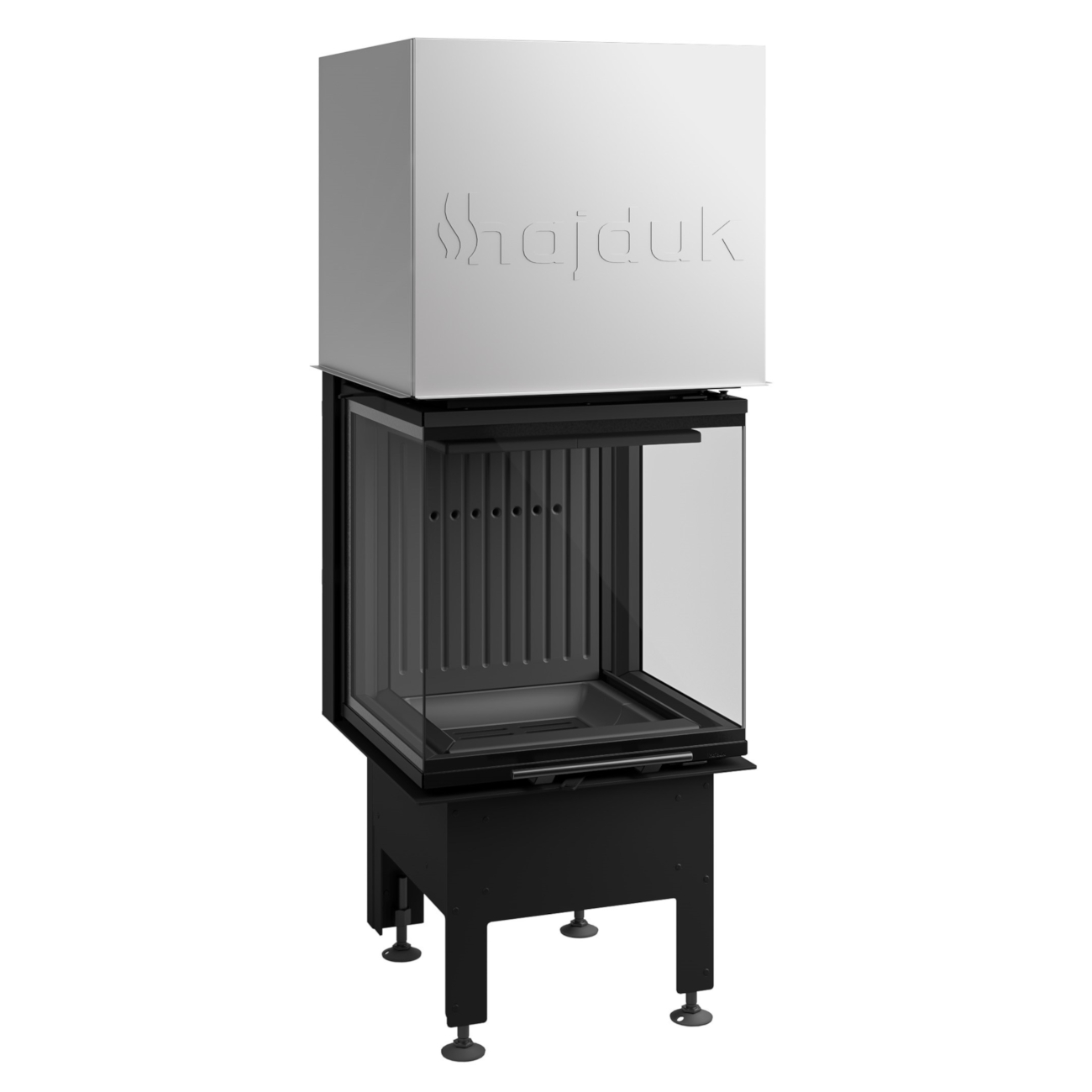 Smart 3PLTH-S Black Panorama Kamineinsatz 7kW Dreiseitig Verglast