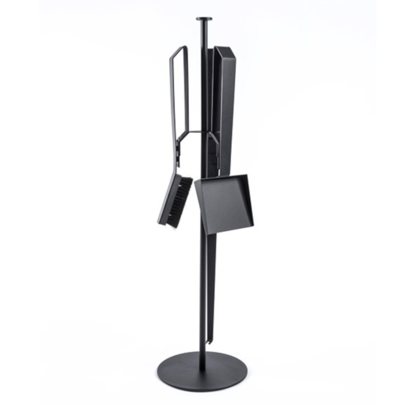 Kaminbesteck_Edge_Round_90-190_web1 Termatech Kaminbesteck Edge Round Schwarz - 4 teilig