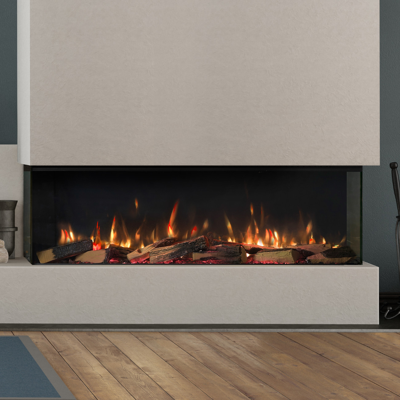 Trimline 130E Solus 3D-LED-Flammen 4in1 Elektrokamin Trimline 130E Solus 3D-LED-Flammen 4in1 Elektrokamin