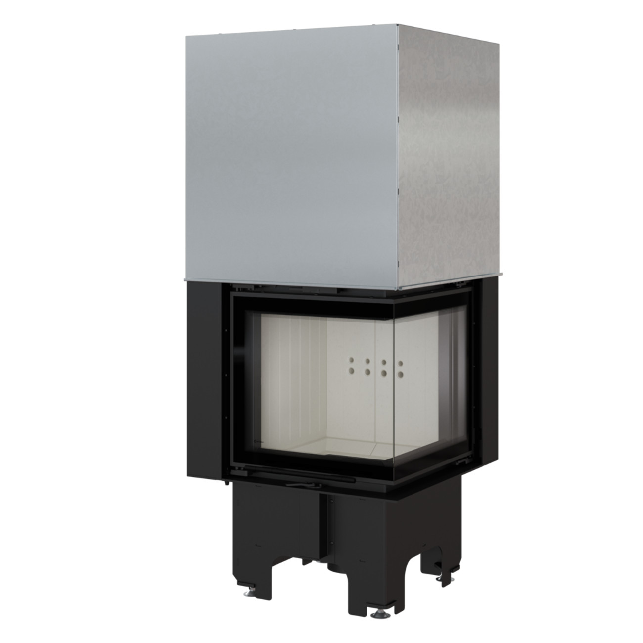 vnp-480-480-tit Eck-Kamineinsatz VNP Rechts 8kW mit Hebetür