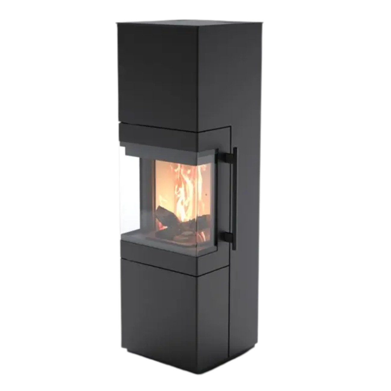 Tenno Schwarz Panorama Kaminofen 6kW Tenno Schwarz Panorama Kaminofen 6kW