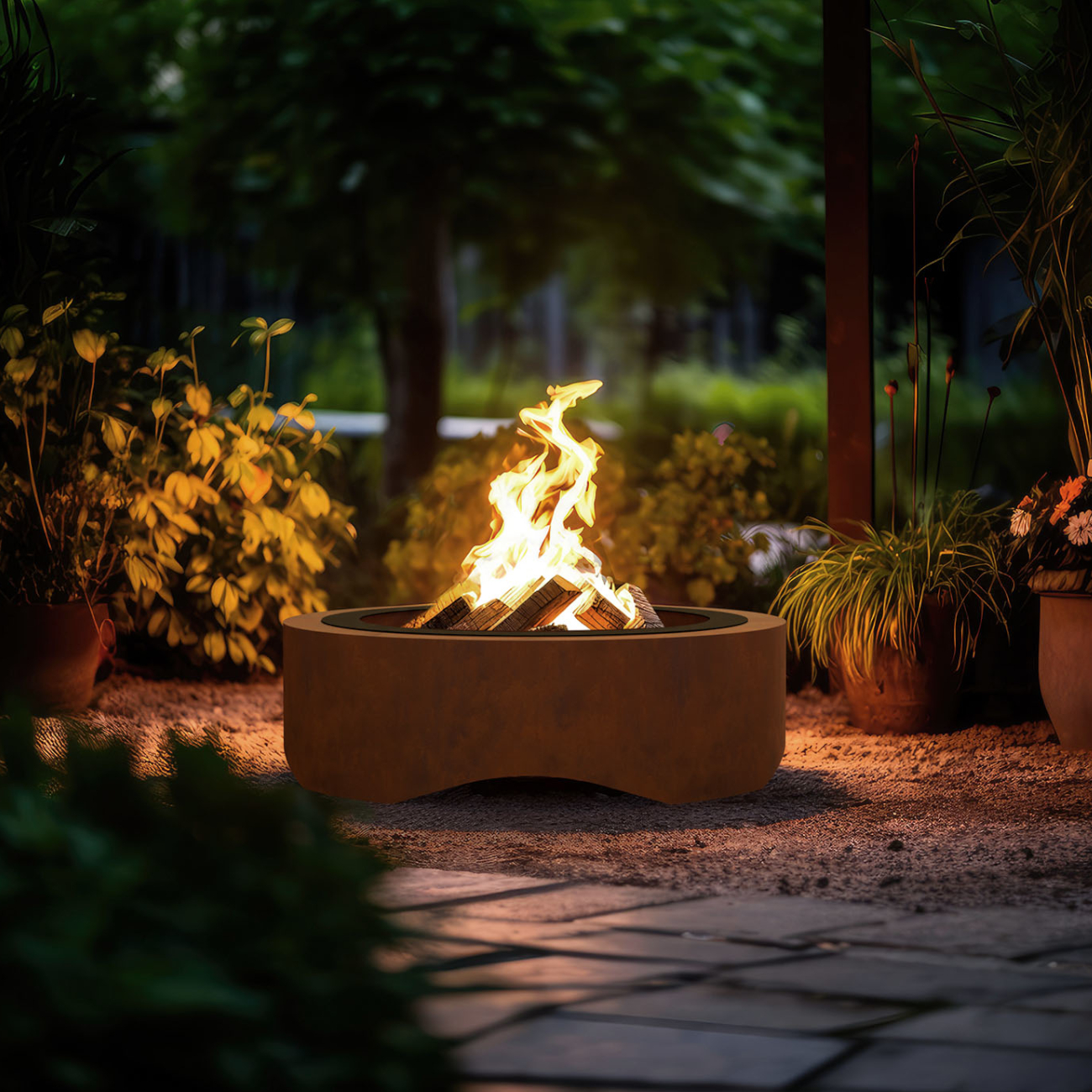 gartenkamin-feuerschale-firepit-corten-round-1000-web1 Corten Round 1000 Feuerschale Gartenkamin