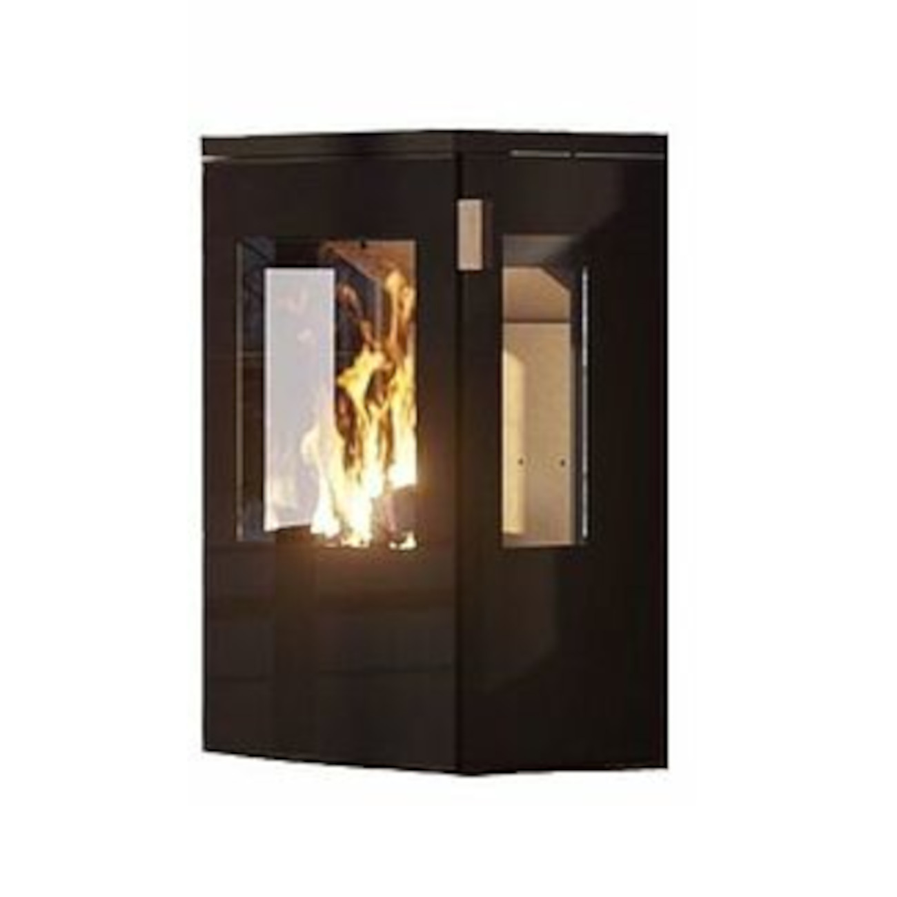 galileo-cera-kaminofen-web1 Galileo Schwarz Panorama Glas Kaminofen 5kW