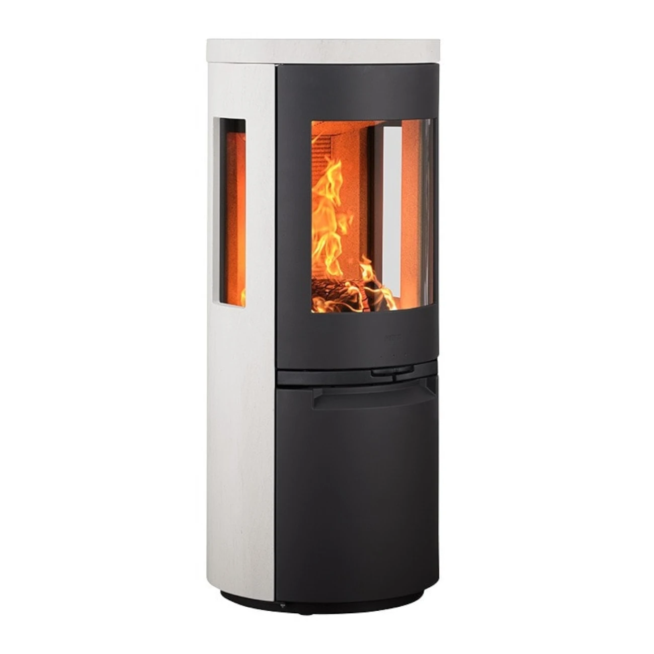 Heta Scan-Line 900 Panorama Limestone 7kW Kaminofen RLU