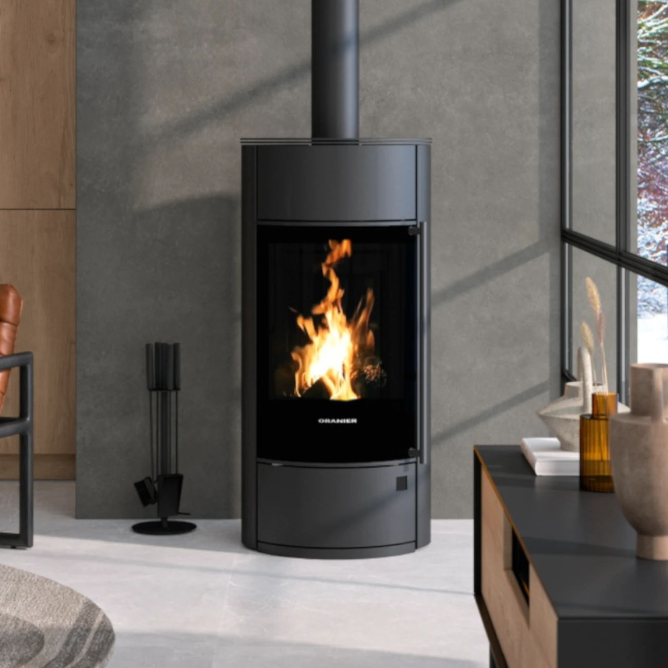 Polar Neo pureBLACK W+ Speicherofen 6,5 kW