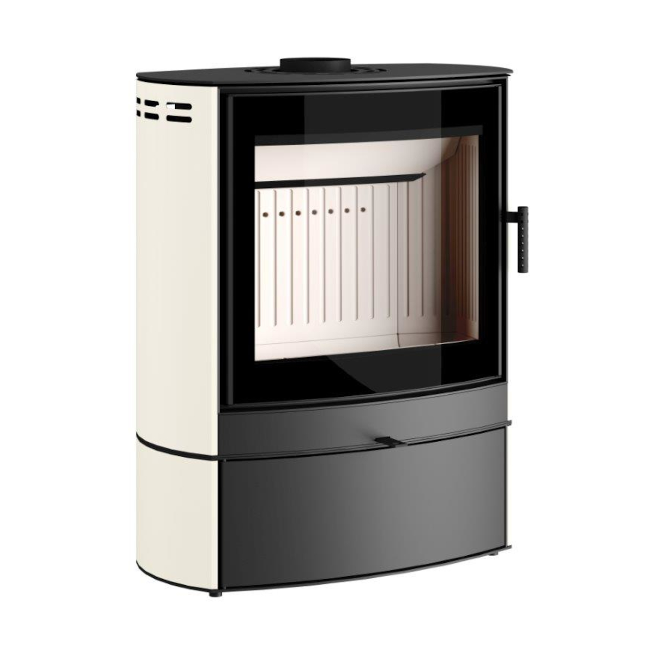 elipse-f3-kaminofen-weiss-web1 Elipse F3 Kaminofen 9kW Weiß