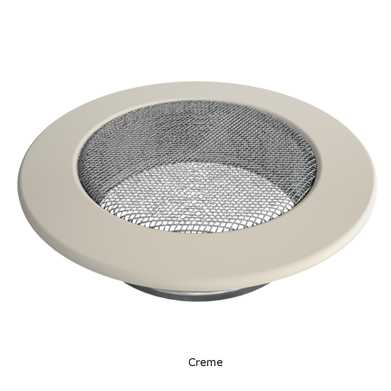 rundes-gitter-kratki-creme2 Lüftungsgitter Rund 150 mm Durchmesser in 7 Farben