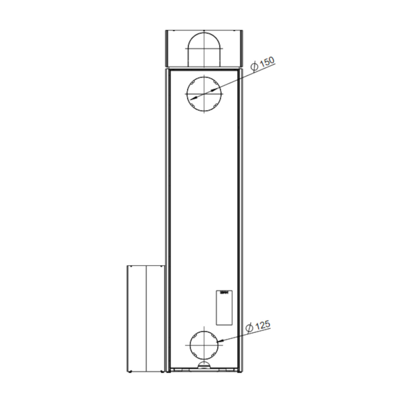 Slim 4.0 Eck-Kaminofen Links 6,5 kW RLU Slim 4.0 Eck-Kaminofen Links 6,5 kW RLU