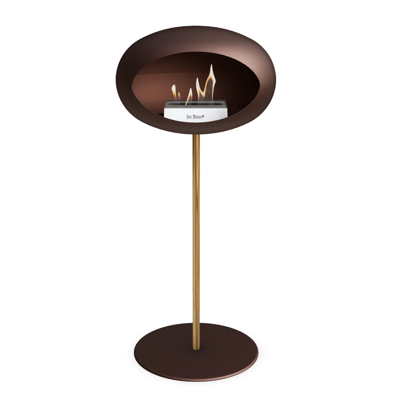 Le Feu Ground Steel High Mocca Ethanolkamin