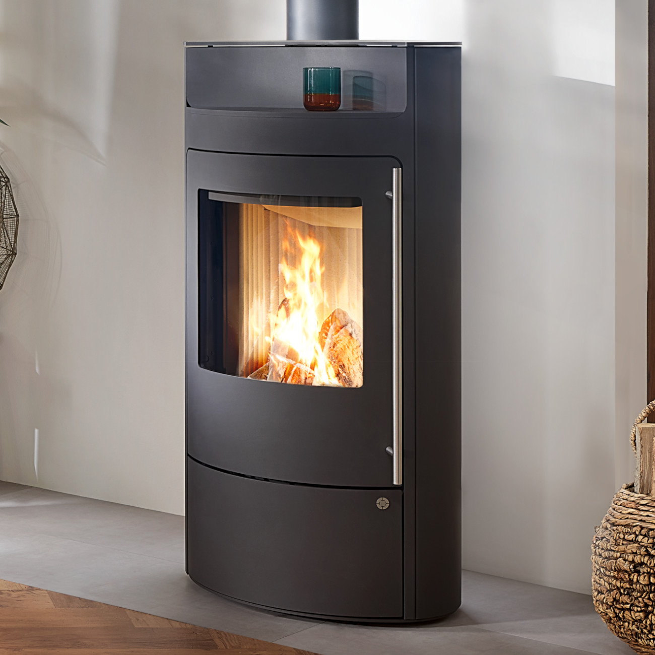 Bacan Powersystem Kaminofen Schwarz 6kW RLU Bacan Powersystem Kaminofen Schwarz 6kW RLU