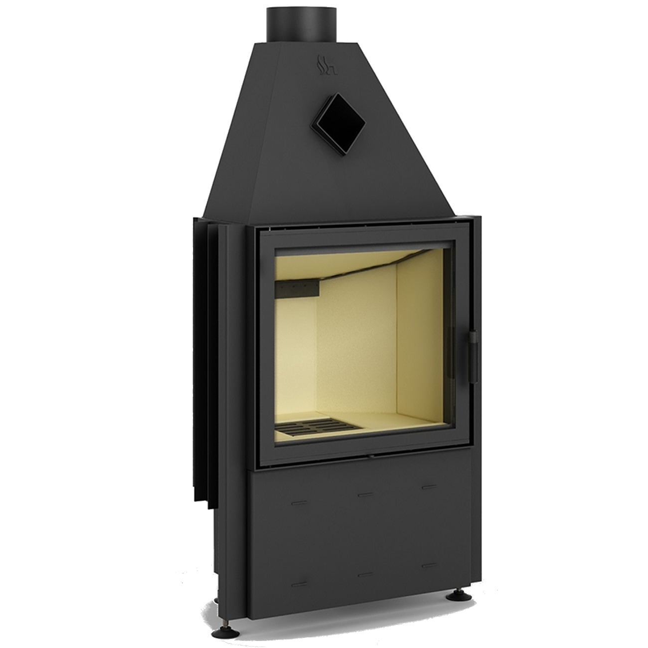 hajduk_prisma_1vm_tit Prisma 1VM Warmluft-Kamineinsatz 8kW