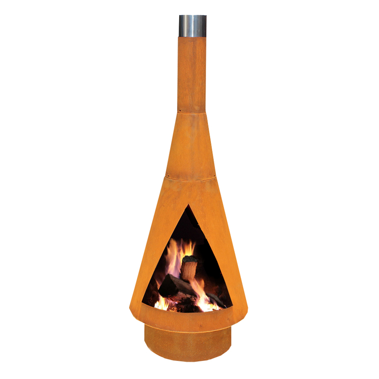 grill-gartenkamin-denver-corten-tit Outdoor/Garten Kamin Feuersäule Denver Cortenstahl