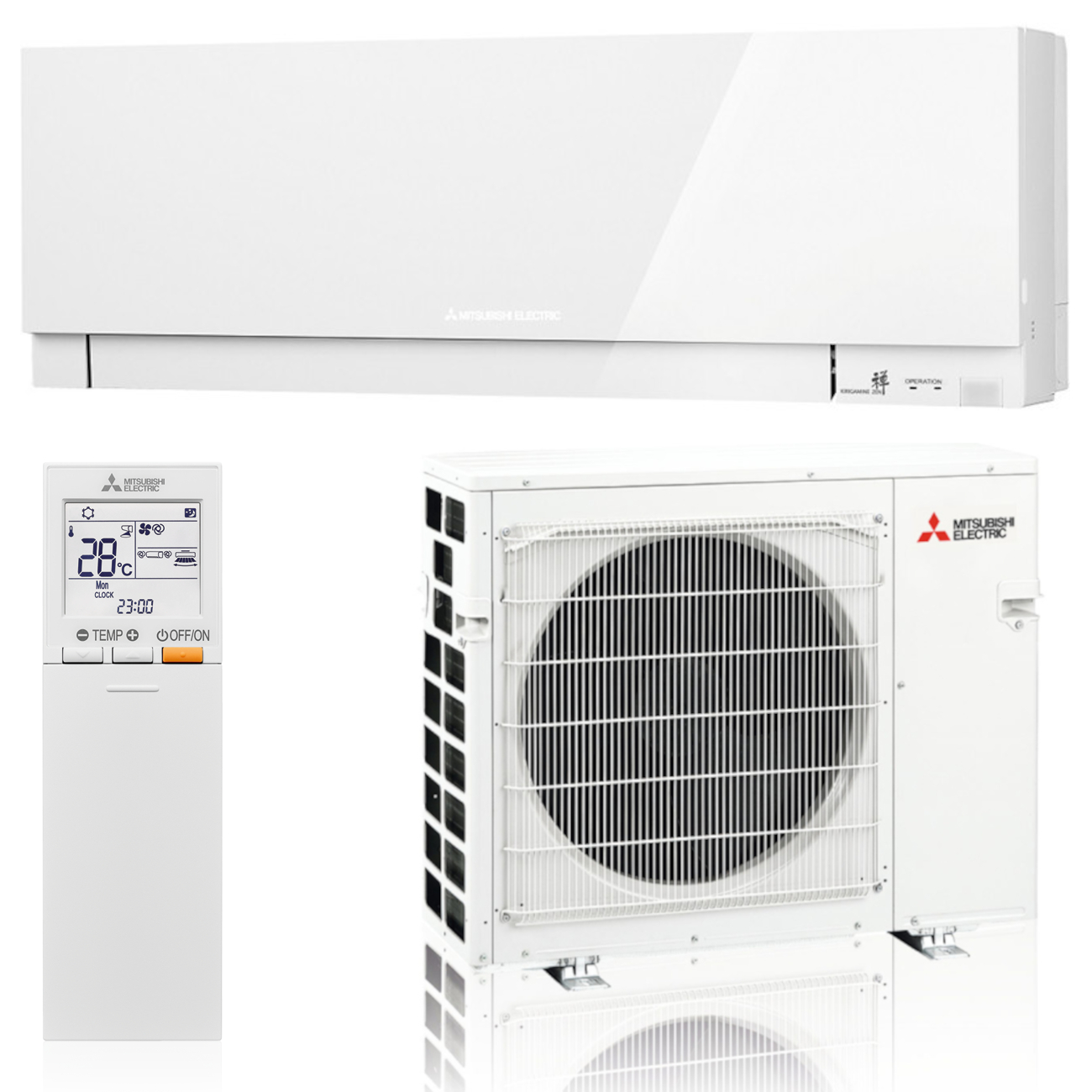 Premium 5 kW Klimaanlage Weiß Mitsubishi Electric