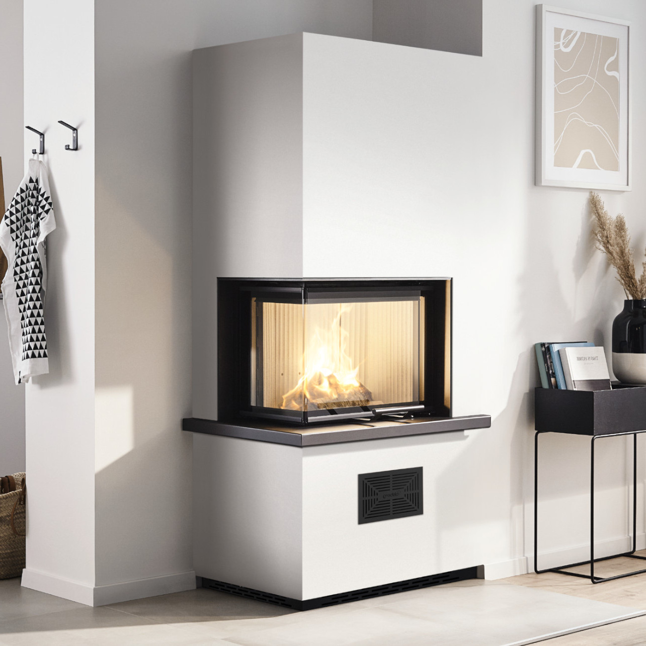 Osorno L Kaminbauelemente Kaminofen Linksverglast 8kW