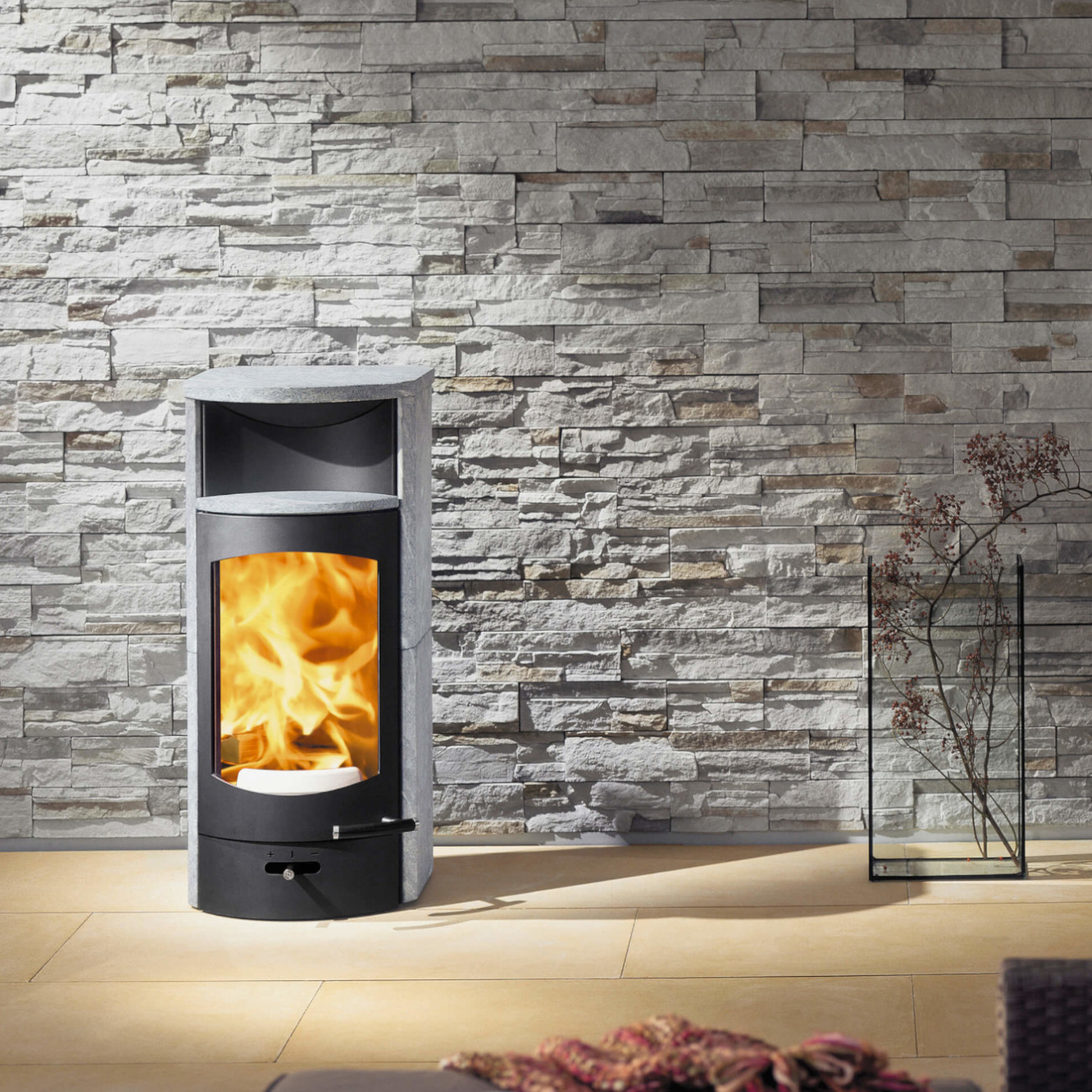 Flok 2.0 Speckstein Kaminofen 4kW RLU